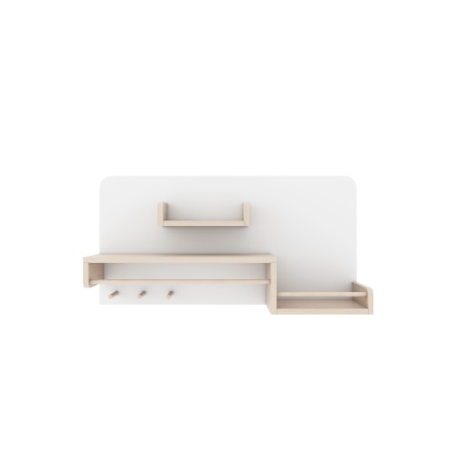 Alpaka Kaia Hanging Shelf White Oak Effect 90x21.5x45cm Baby